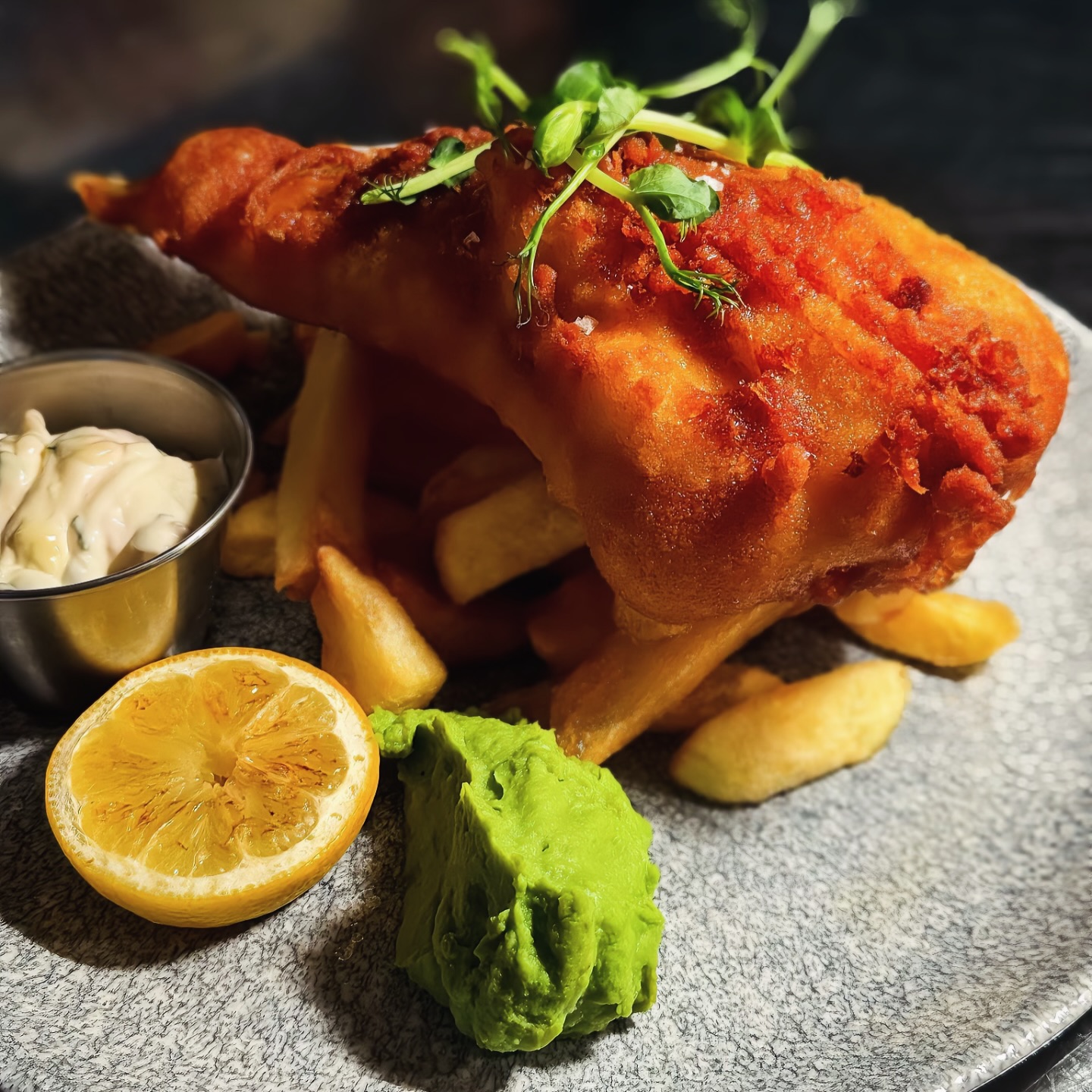 Fish & Chips at Nancy Hands